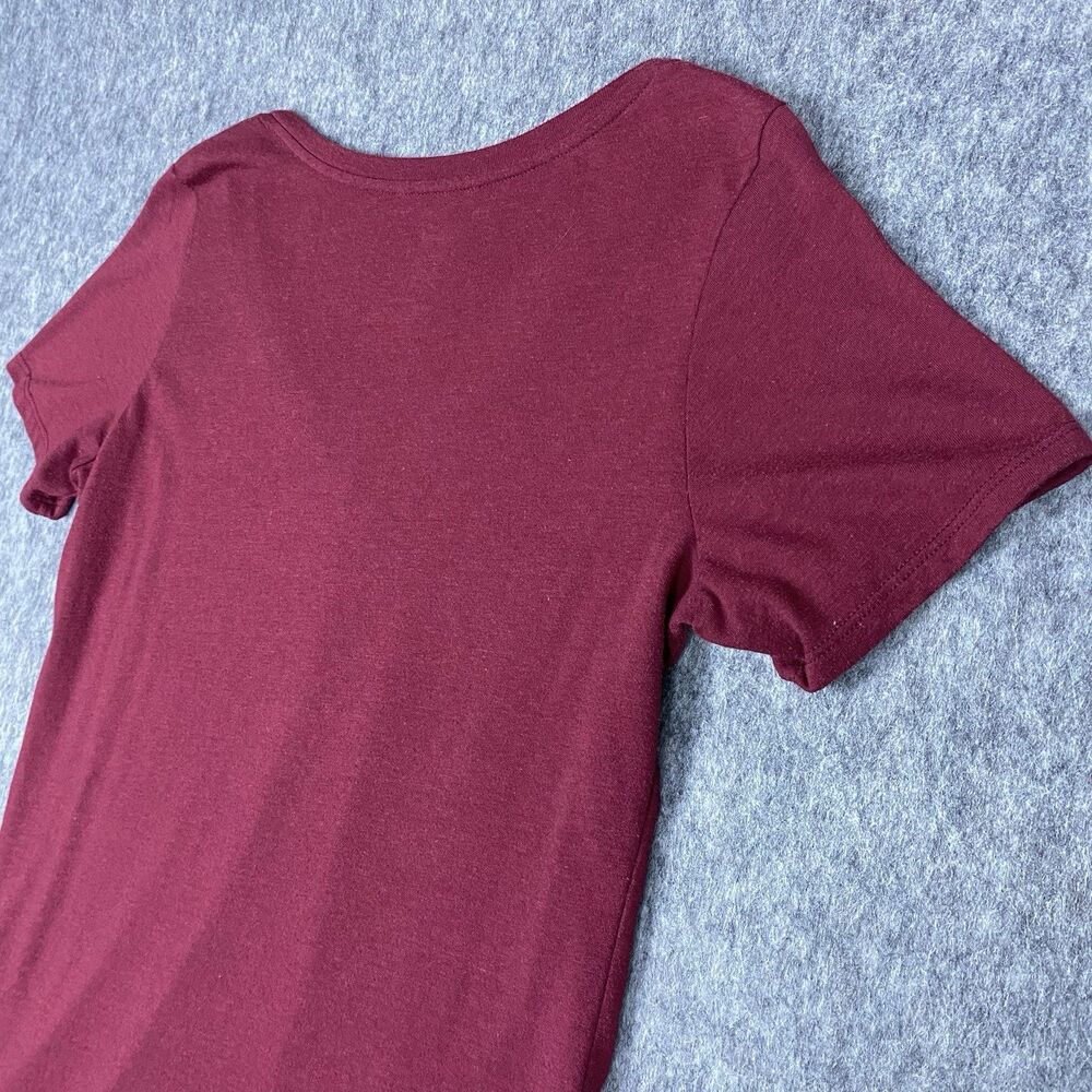 Nike Women's Florida State FSU T-Shirt Athletic Fit V-Neck Maroon Size Large - Picture 10 of 10